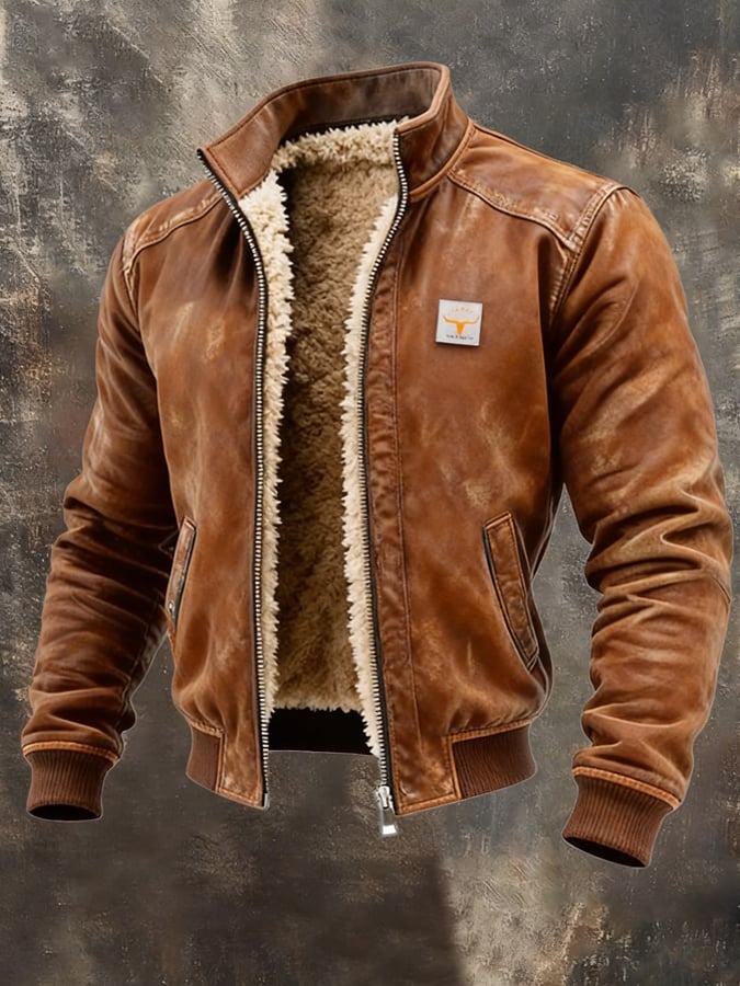 SINDRE | VINTAGE JAKKE MED SHERPA-FÔR