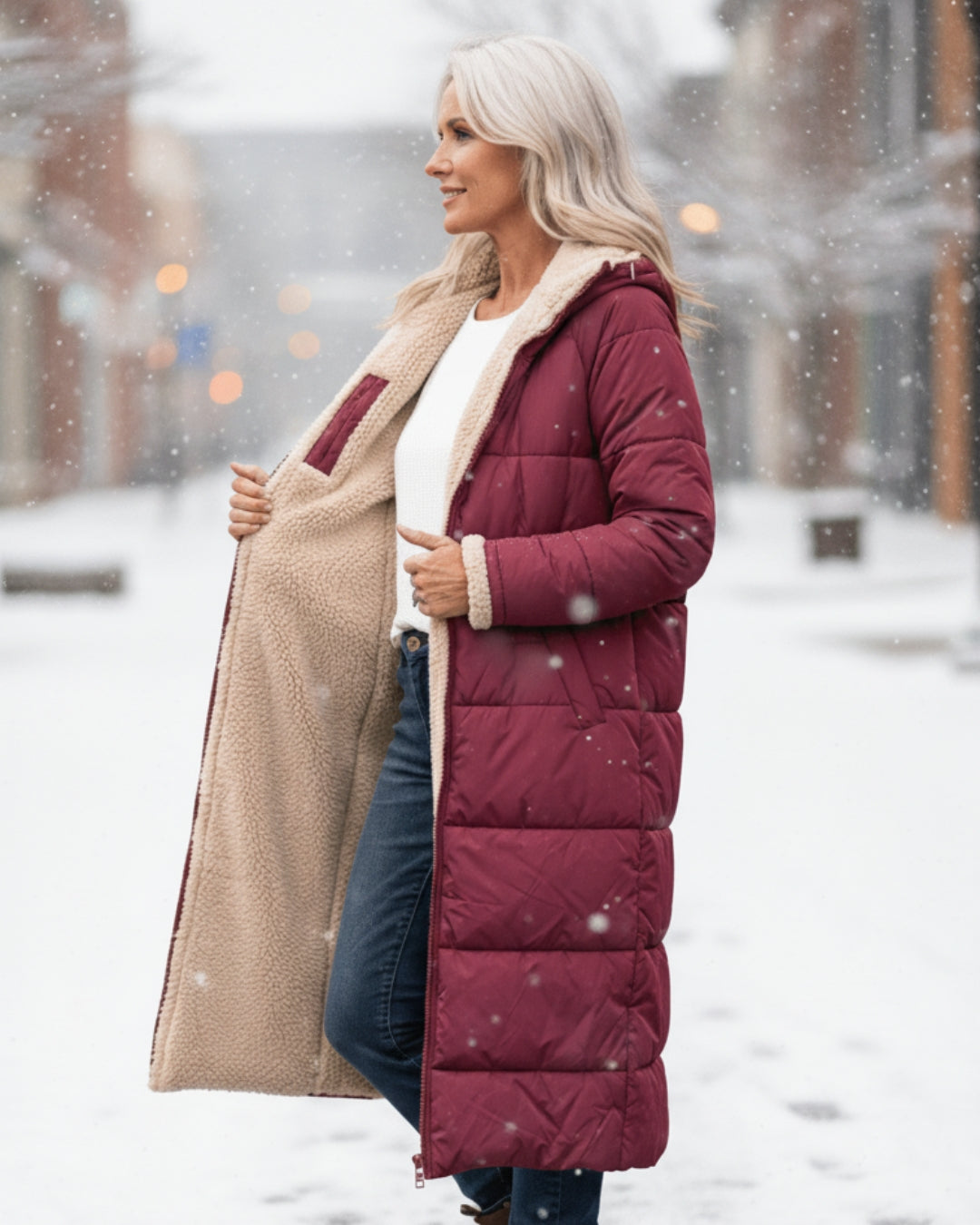 Kiriaki - Sherpa Vinter Jakke