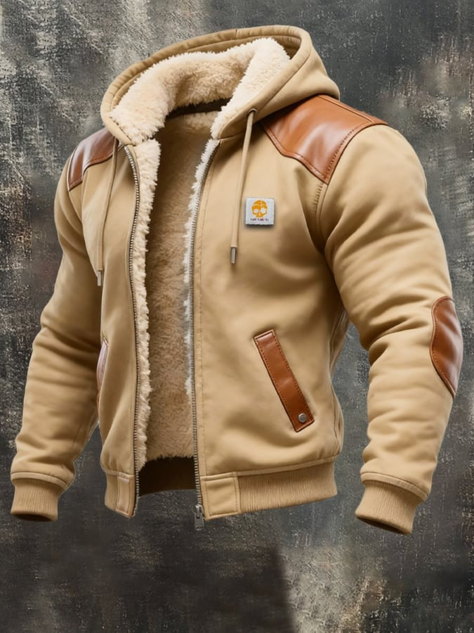STIAN | VARM VINTAGE SUEDE- OG LÆRJAKKE
