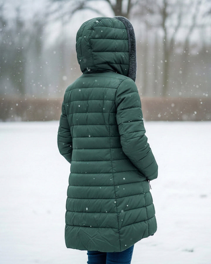 Oksiana - Fleece Fôret Pufferkåpe