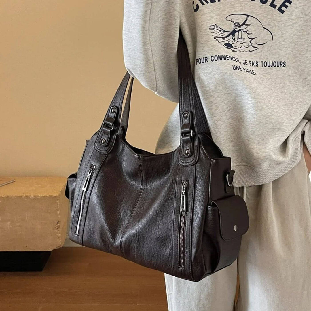 Amalie - Premium Vegansk Skulderveske