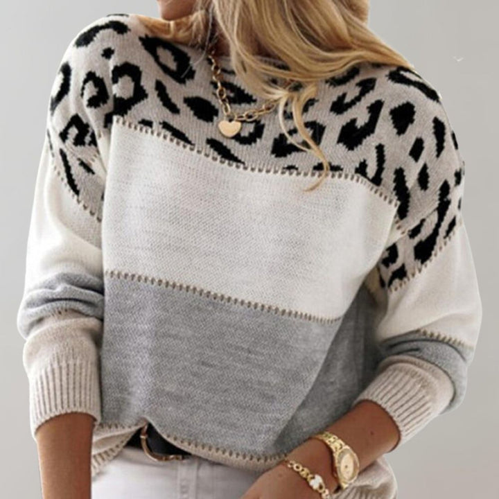 Pascaline | Leopardmønstret casual genser