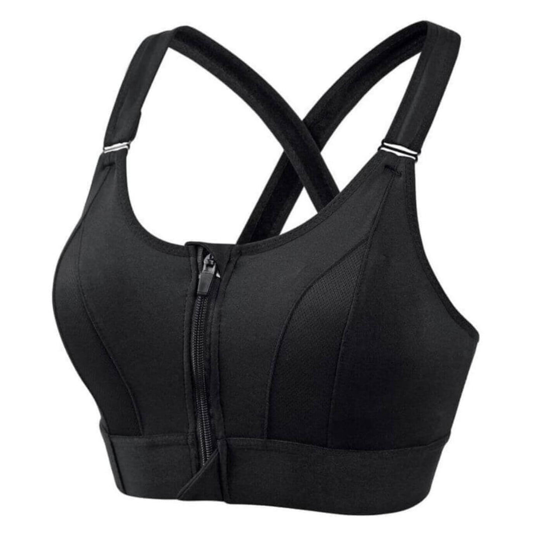FlexBra  – Sports-BH med Glidelås og Push-Up Effekt
