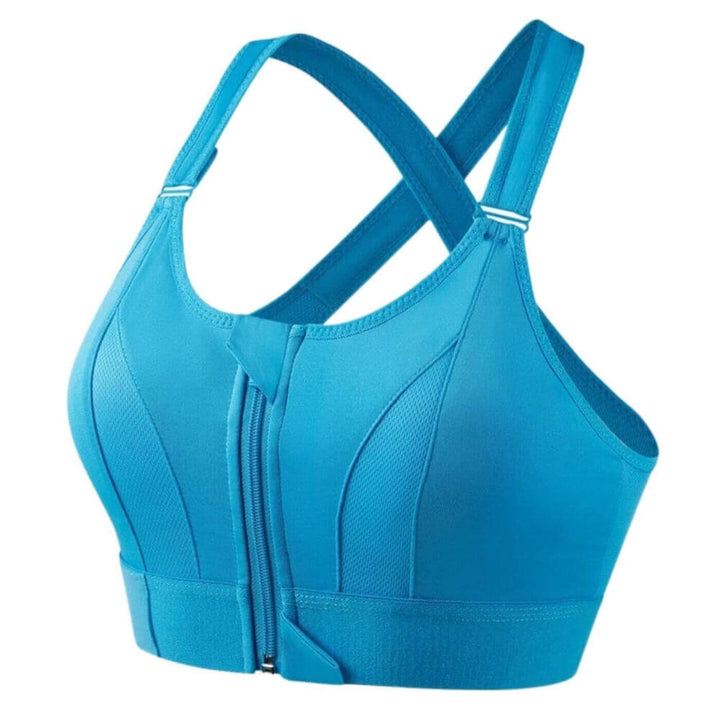 FlexBra  – Sports-BH med Glidelås og Push-Up Effekt