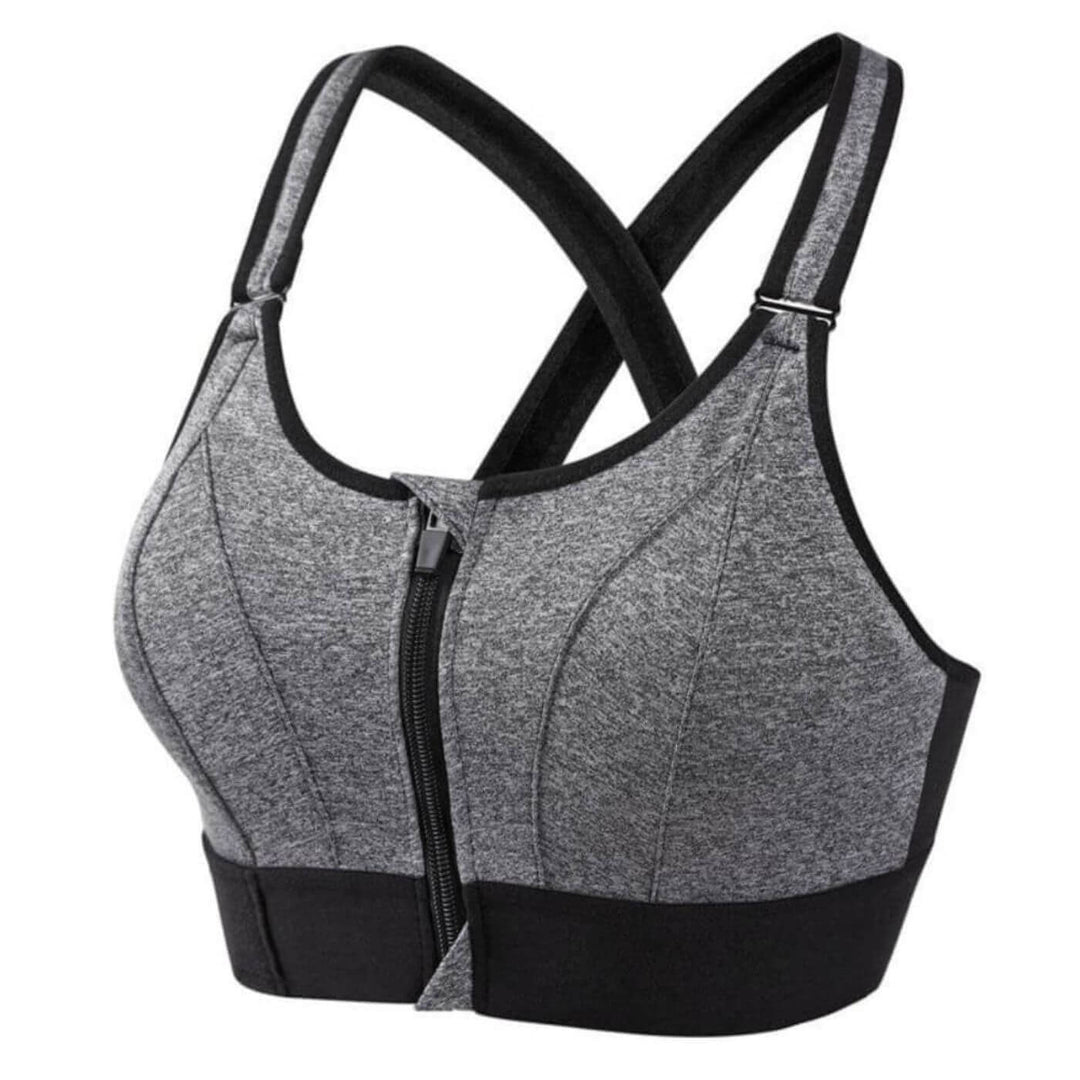 FlexBra  – Sports-BH med Glidelås og Push-Up Effekt