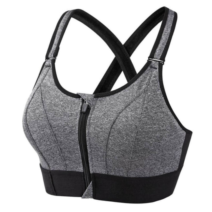 FlexBra  – Sports-BH med Glidelås og Push-Up Effekt