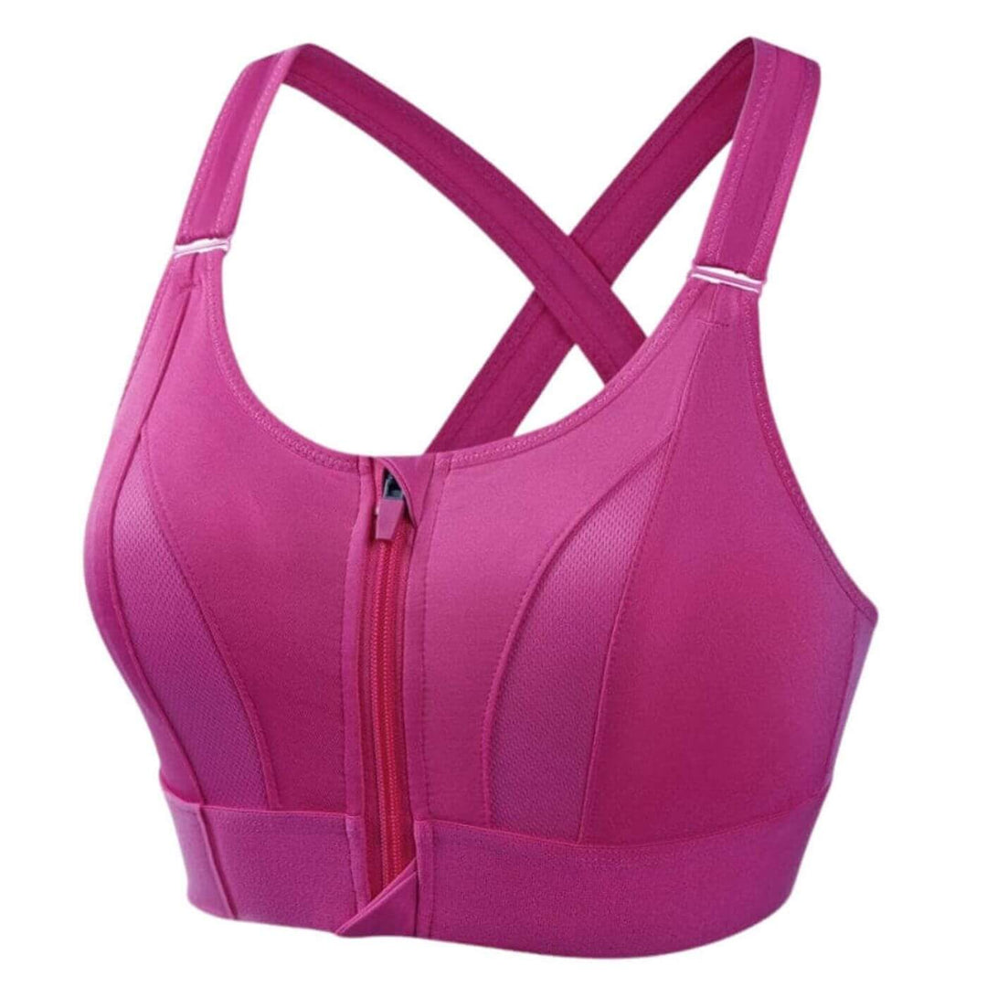 FlexBra  – Sports-BH med Glidelås og Push-Up Effekt