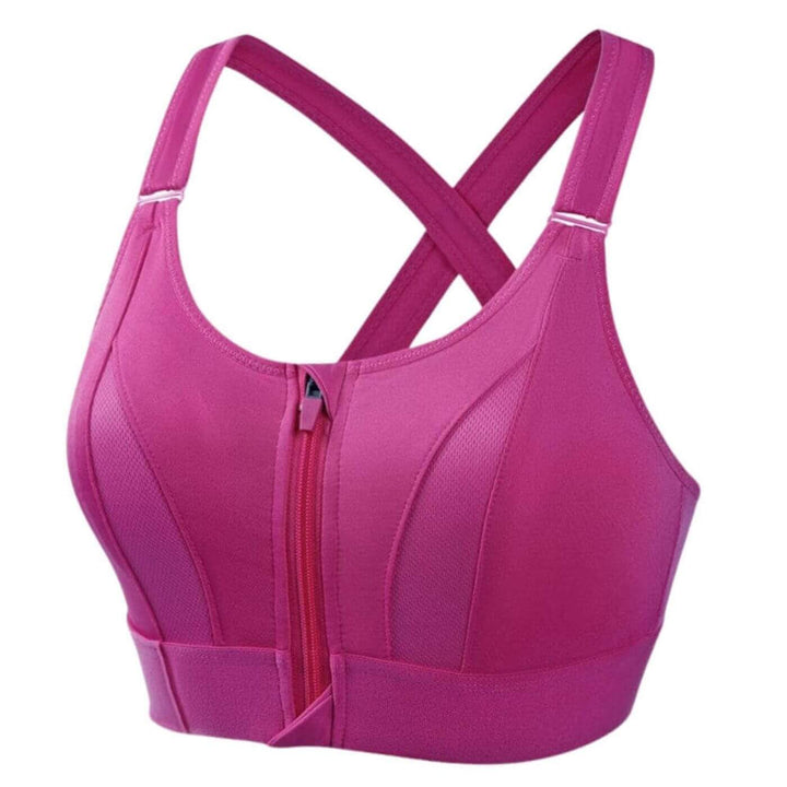 FlexBra  – Sports-BH med Glidelås og Push-Up Effekt