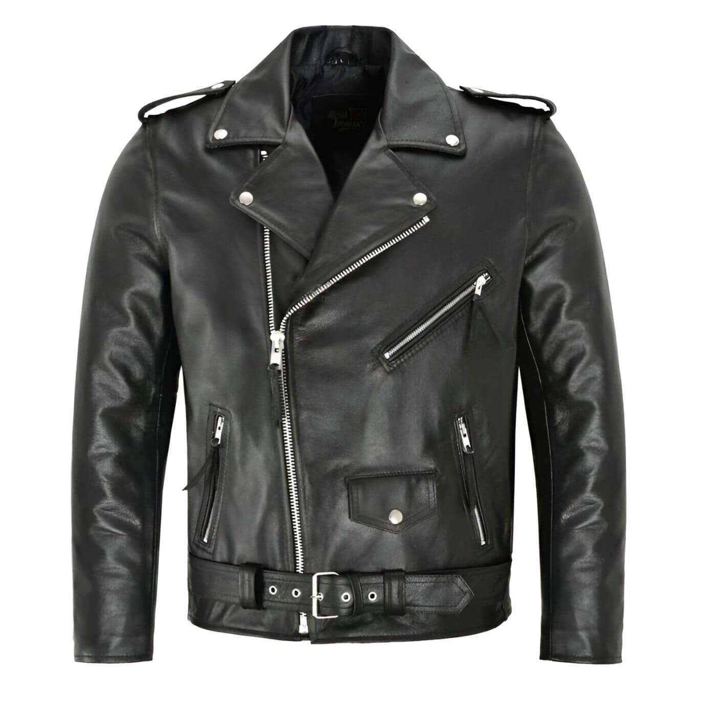Fredrik - Klassisk Biker Skinnjakke – Lysvik