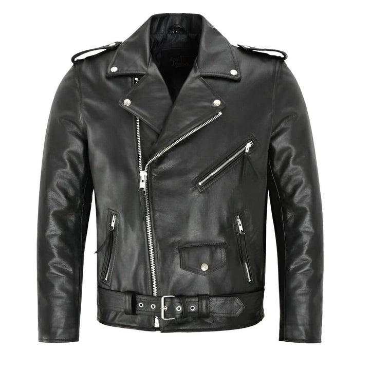 Fredrik - Klassisk Biker Skinnjakke
