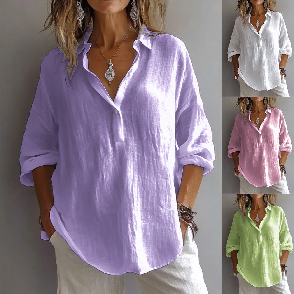 Lovise - Avslappa Eleganse Bluse