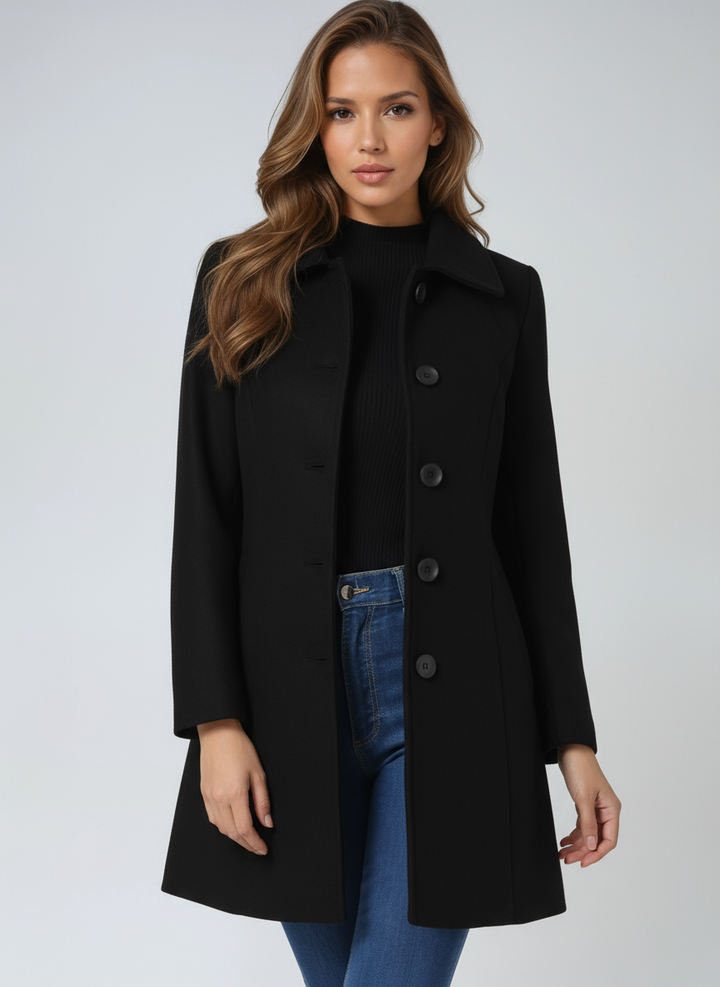 Birgit - Vinterjakke med knapplukking