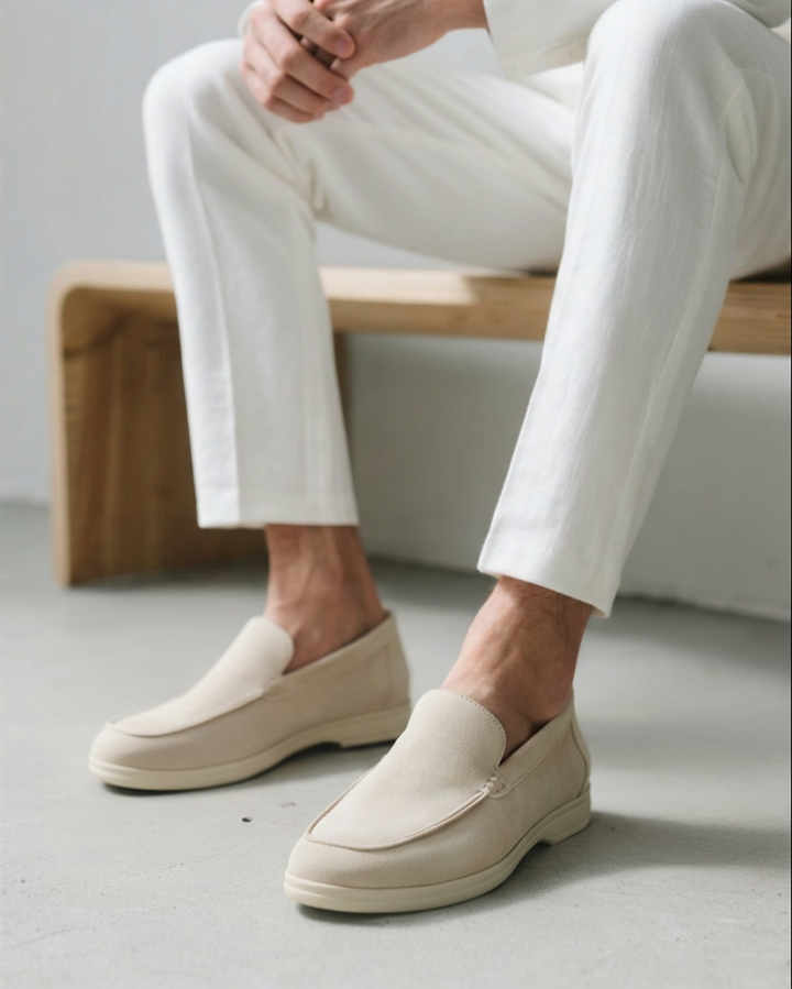 Andreas - Premium Suede Loafers med Overlegen Støtte og Tidløs Eleganse