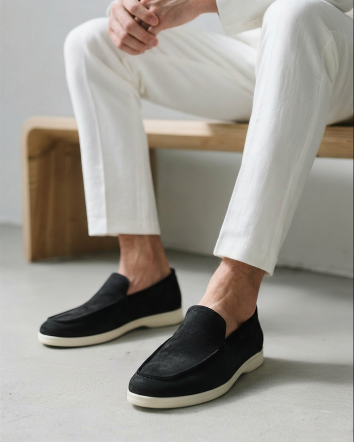 Andreas - Premium Suede Loafers med Overlegen Støtte og Tidløs Eleganse