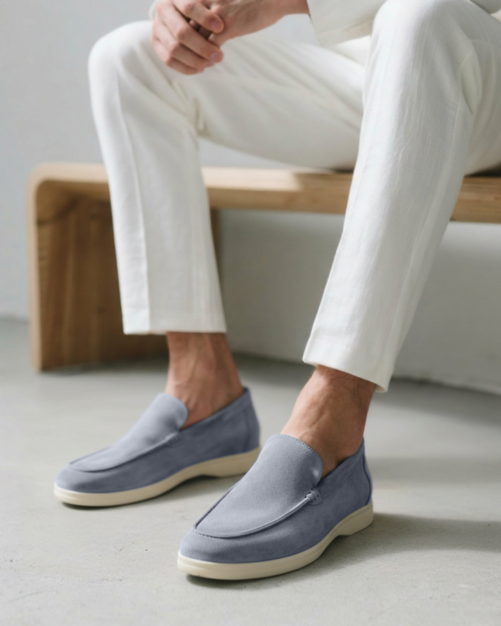 Andreas - Premium Suede Loafers med Overlegen Støtte og Tidløs Eleganse