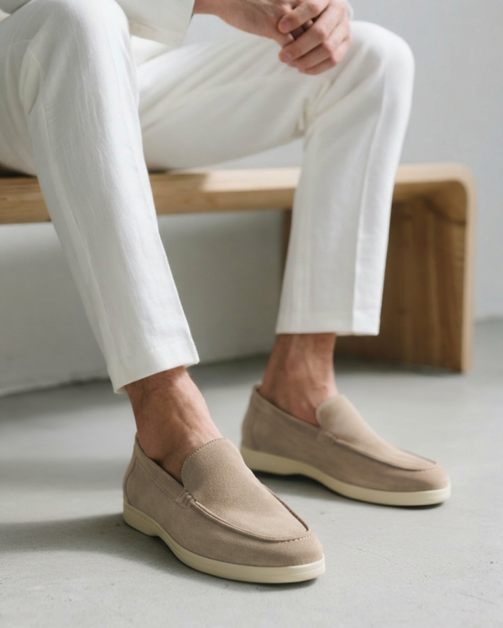 Andreas - Premium Suede Loafers med Overlegen Støtte og Tidløs Eleganse