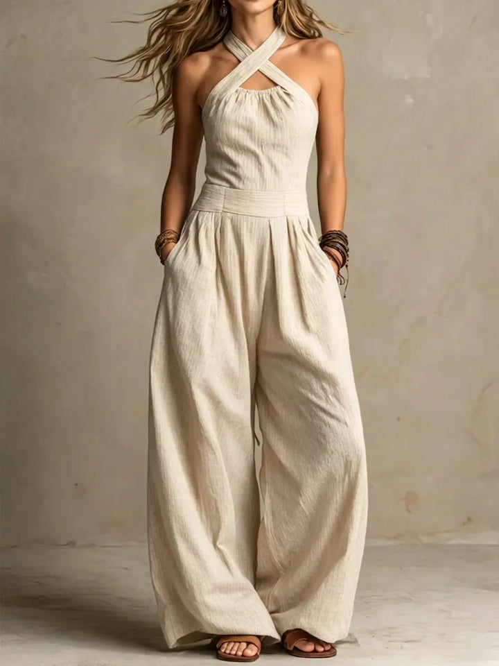 Ariana | Elegant jumpsuit med krysset utringning
